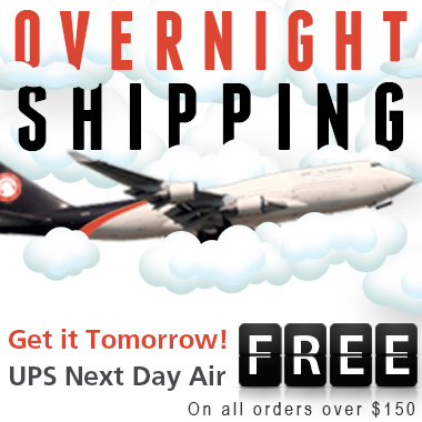 Free Overnight Shipping!